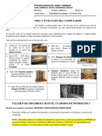 Taller 1 - Informática - 1P - Historia y Evolución Del Computador - Grado 6