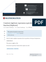 Algebra Precalculus - Construct Algebraic Expression Equivalent To Trig Function - Mathematics Stack Exchange