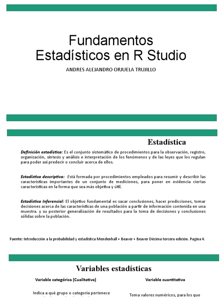 Cómo usar R para estadística básica | PDF | Oblicuidad | Media