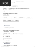 Mathway - Algebra Problem Solver