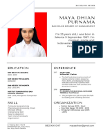 Maya Dhian Purnama: Experience Education