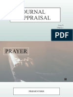 Journal Appraisal: Group 7B Subgroup 2 February 24,2021