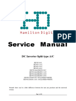 Service Manual: DC Inverter Split Type A/C
