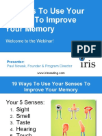 19 Ways Improve Memory With Your Senses