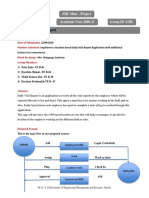 Title: Daily Visit Report: SDL Mini - Project Academic Year 2020-21 Group ID:GB6