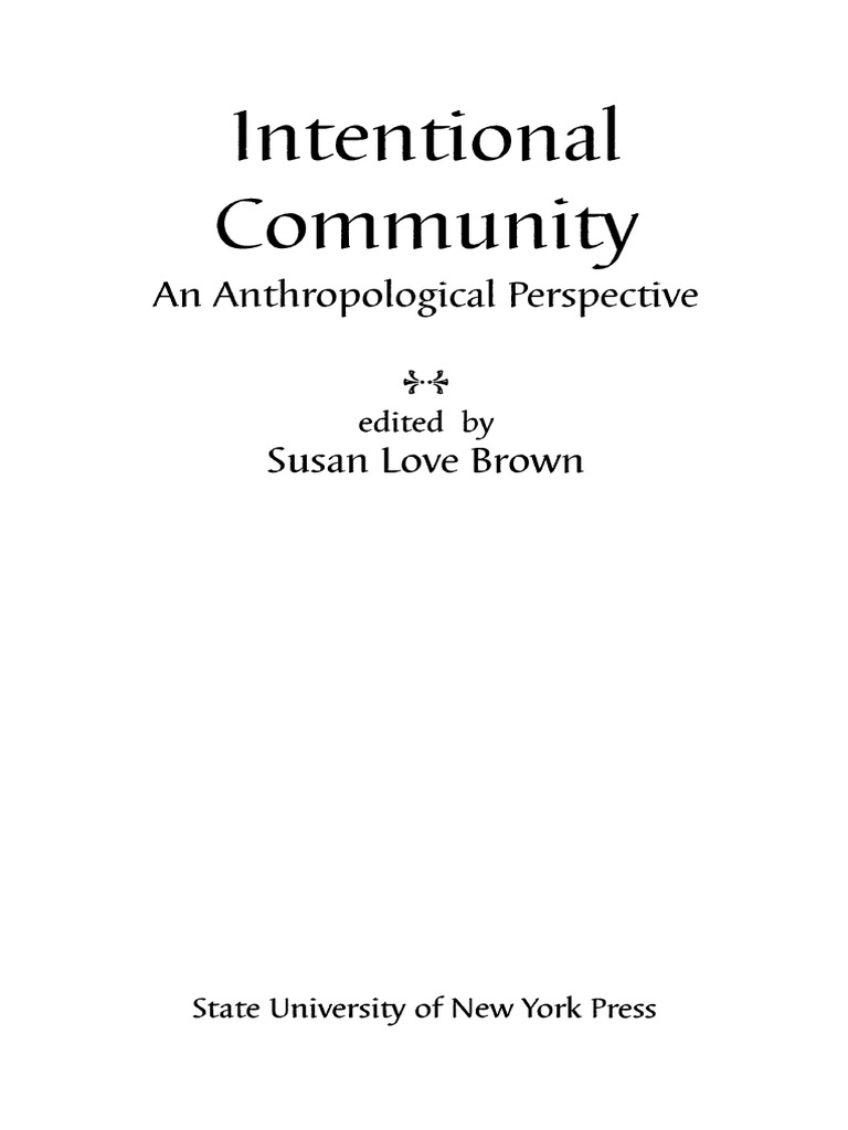 Susan Love Brown - Intentional Community photo picture