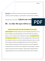 Upload Your Essay As A PDF File - No Other File Types Will Be Accepted