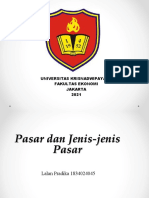 Pasar dan Jenis Pasar