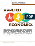 Applied Economics, m1 (Week 1 & 2)