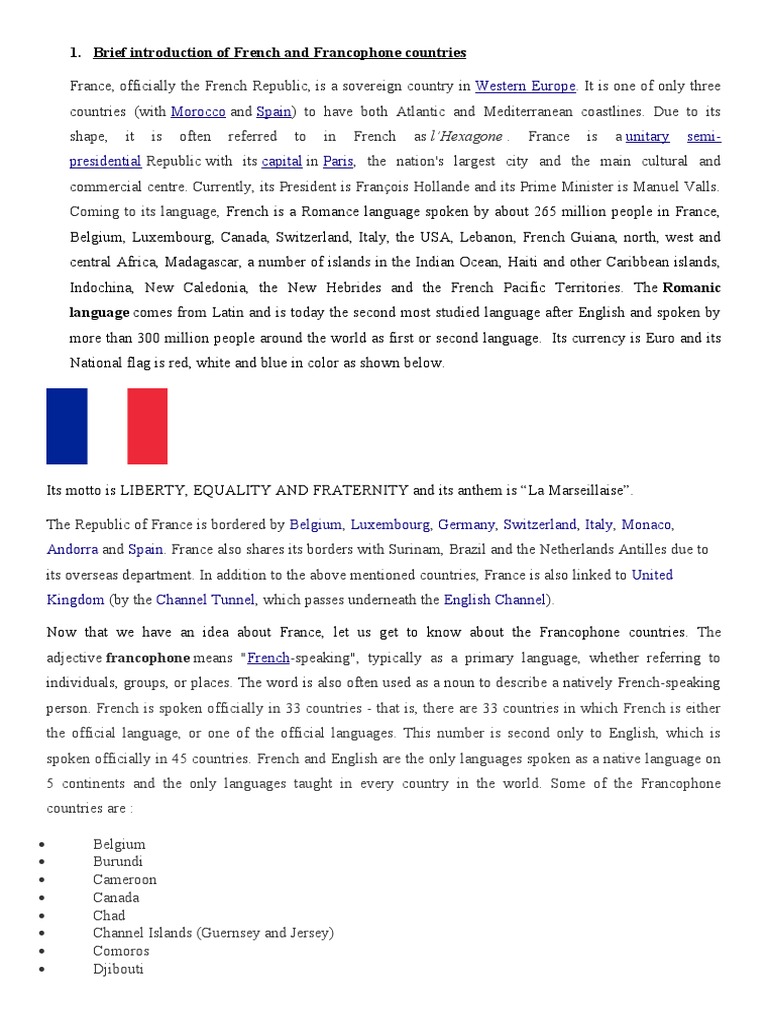 French Language Basics for Beginners | PDF | French Language | France