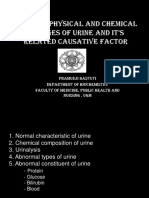 Normal physical and chemical changes of urine and its related causative factor (2021)