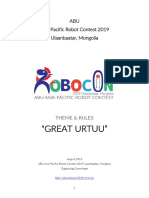 388708999 Robocon 2019 Mongolia RULEBOOK