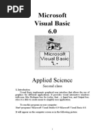 Microsoft Visual Basic 6.0: Applied Science