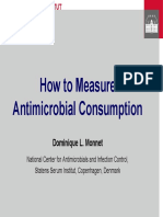 How To Measure Antimicrobial Consumption