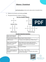 Alkanes - Worksheet & Cheatsheet