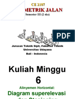 Kuliah 6 Diagram Superelevasi Dan Stasioning