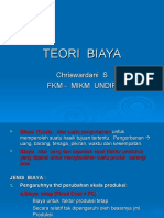 Teori Biaya