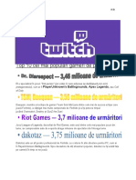 Top 10 Cei Mai Populari Gameri de Pe Twitch