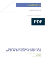 Pradeep Singh Gill LEGAL DRAFTING