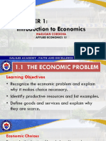 Introduction to Economics: The Economic Problem of Scarcity