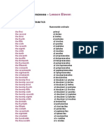 Lectia 11- English