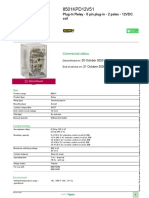 Product data sheet for discontinued 8501KPD12V51 relay