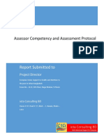 Assessor Competency and Assessment Protocol