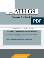 Math G9: Quarter 3 - Week 2