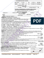 Physique 1ered Eval4 Lycee Bilingue Yabassi 2019 2020