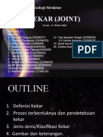 Tugas Kelompok.2 PPT. Kekar (Joint) - Geologi Struktur