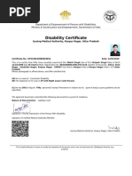 Disability Certificate for Low Vision | PDF