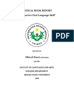 Critical Book Report "Productive Oral Language Skill": Created by