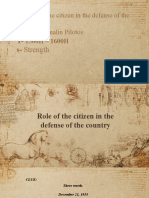 S-I - T - S - Strength: Role of The Citizen in The Defense of The Country C/2LT. Emalin Pilotos