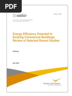 Energy Efficiency Potential in Existing Commercial Buildings: Review of Selected Recent Studies