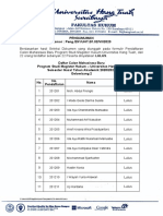 Pengumuman PMB Gelombang 2