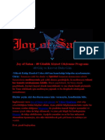 Joy of Satan 40 Günlük Türkçe Meditasyon Programı