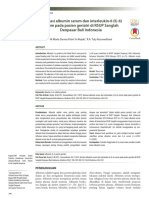 Korelasi Albumin Serum Dan Interleukin-6 (IL-6) Serum Pada Pasien Geriatri Di RSUP Sanglah Denpasar Bali Indonesia