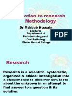 Introduction to Research Methodology