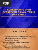 Konsep Guru - Islam, Timur Dan Barat