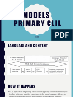 Models Primary CLIL