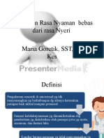 Kebutuhan Rasa Nyaman Bebas Dari Rasa Nyeri