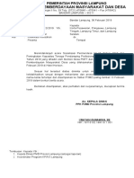 Surat PPK - Peringatan KPD PD, PLD Tidak Hadir Kegiatan Menteri