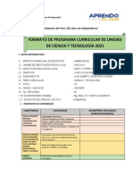 Formato de Programa de Unidad de Ciencia y Tecnologia 2021 1