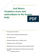 Free Radical Theory Oxidative Stress and Antioxidants in The Human Body