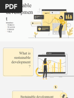 Sustainable Developmen T: Members: Torico Tuazon Usman Vila