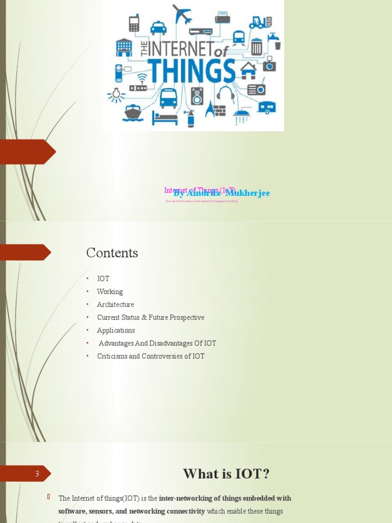 Understanding the Internet of Things (IoT) | PDF | Internet Of Things ...