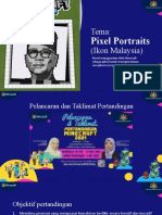 Panduan & Templat Laporan Tema PixelPortrait (BM)