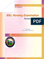 Bsc. Nursing Examination: Revision Questions