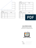 BUKU PRESTASI Bimbel