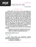 Trade Union Act, 1926